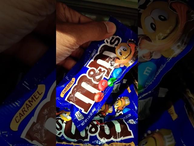  M&M's Caramel #chocolate #trending #asmr #viral #satisfying #yummy #shorts #asmrsound #ytshorts