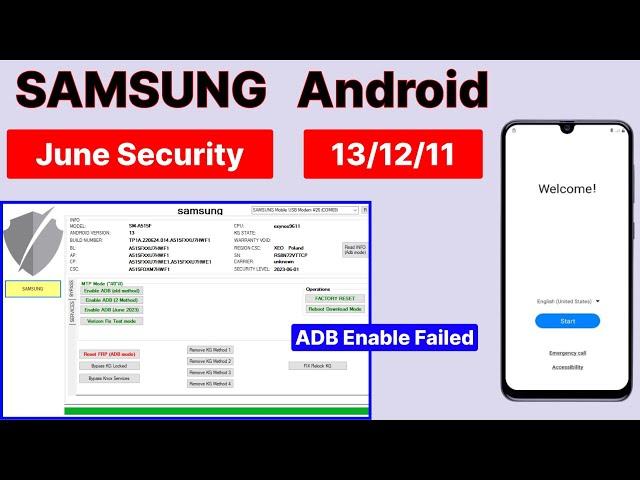 June Security-All Samsung Frp Bypass Android 13/12/11 Zero Knox Removal