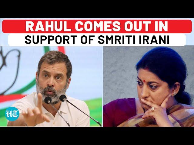 Rahul Gandhi Defends Ex-Rival Smriti Irani From ‘Nasty’ Comments After Poll Loss: ‘Sign Of Weakness’