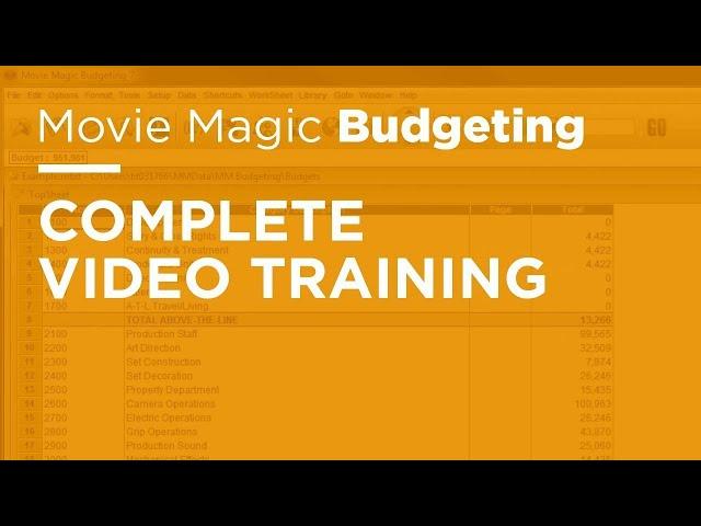 Legacy Movie Magic Budgeting - Complete Video Training