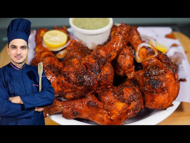 Tandoori Chicken without oven|How To Make Chicken Tandoori Recipe|Chef M Afzal||