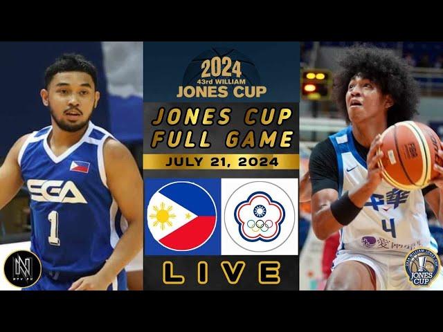 JONES CUP 2024 LIVE: PHILIPPINES VS ROC-A (JULY 20, 2024)