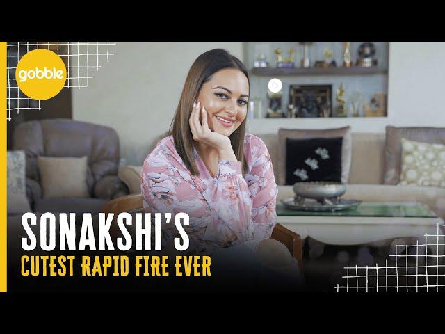 Rapid Fire with Sonakshi Sinha | Reveals Her Engagement Plans | Inside Sonakshi's House | Gobble