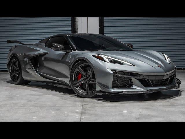 2023 Corvette Z06 w/ Ultimate Performance Package (Z07) & Carbon Fiber Wheels in Hypersonic Gray!