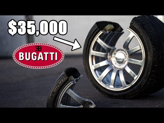 We Cut Open A Very Expensive Bugatti Wheel (W/ Ed Bolian)