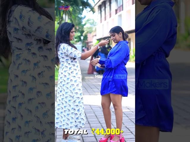 Total 56,500 | How Much Your Outfit Worth? | Saranya Nandakumar | Brand | Milestone Makers | #shorts