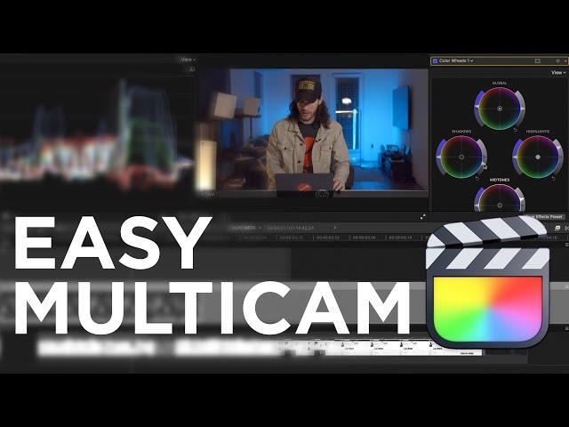 Easy MULTICAM Editing in Final Cut Pro X for beginners