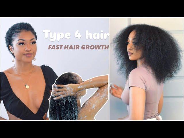 HOW I GROW MY TYPE 4 HAIR FAST & KEEP IT HEALTHY  *VERY DETAILED* | DisisReyRey