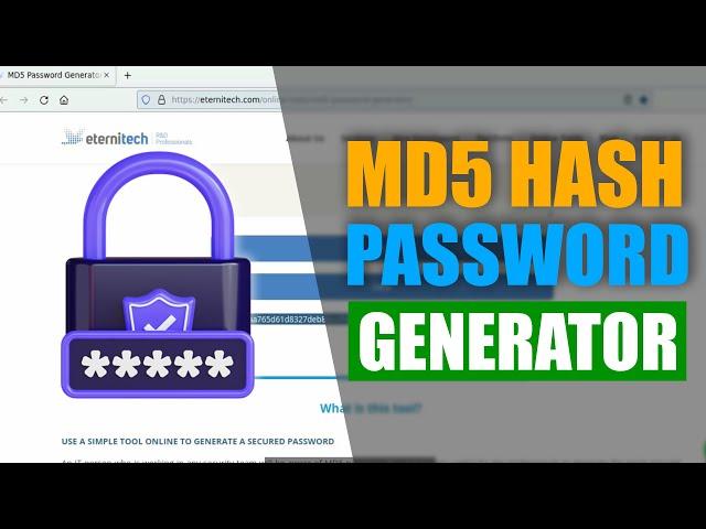 How to Use MD5 Hash Generator Online? *****‍  | What is an MD5 Password Generator?