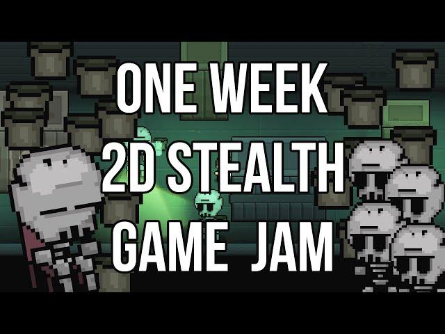 I made a stealth game in godot in 1 week for a game jam! #devlog #pixelart #gamedev