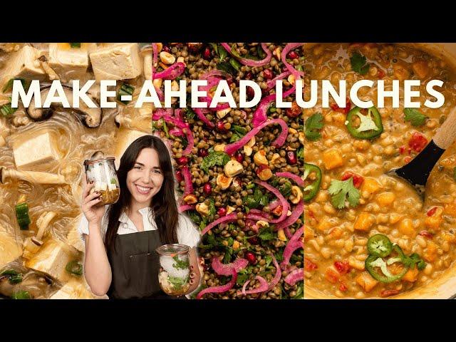 Easy Make-Ahead Vegan Lunch Ideas (Fall/Winter Inspired)