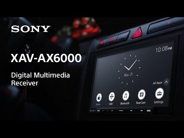 Sony XAV-AX6000 Digital Multimedia Car Receiver Official Product Video (UC/AP1) | Official Video