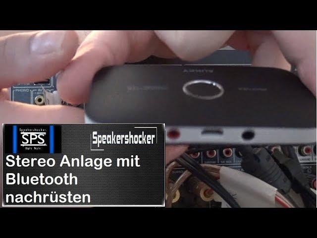 Musikanlage mit Bluetooth nachrüsten BT Transmitter Aukey BR-C11 Ton via Bluetooth weiterleiten