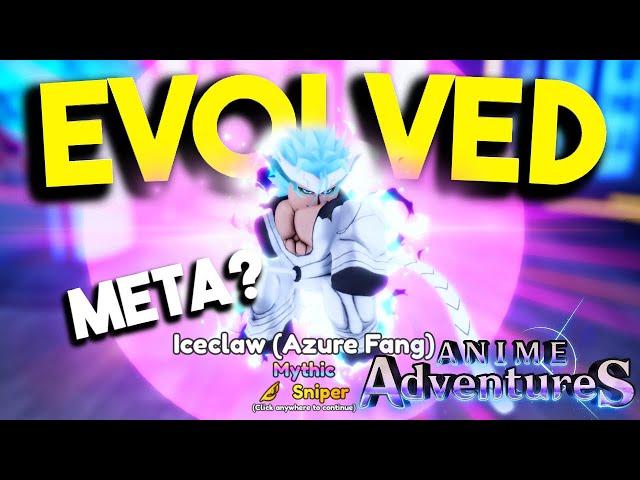 MAX LVL EVOLVED ICECLAW (AZURE FANG) IN ANIME ADVENTURES!