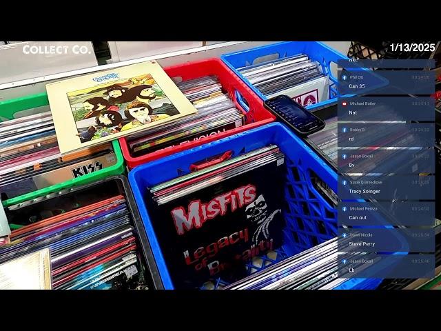 LIVE Vinyl Record Sale (Monday, 1/13/2025)