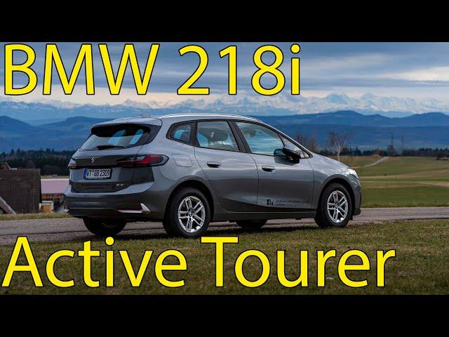 BMW 218i Active Tourer 2024: Kleiner Van mit viel Raum und 3 Zylindern.