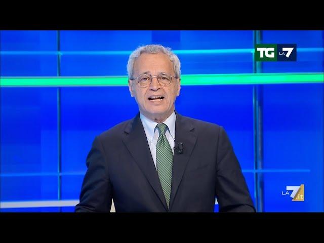 In diretta il TgLa7 delle 20.00 del 08/07/2024