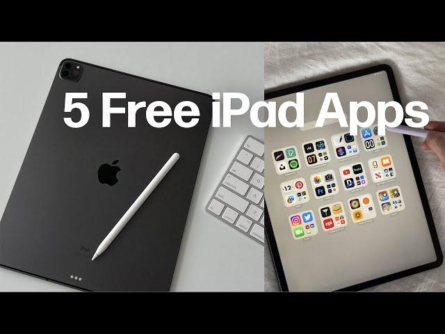 5 Free iPad Apps You NEED ️