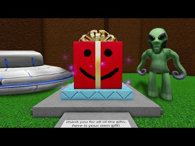 Alien gift in THE EASIEST GAME ON ROBLOX!