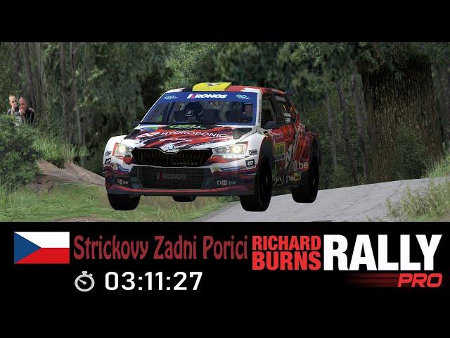 Richard Burns Rally(RBR PRO) Strickovy Zadni Porici Skoda Fabia R5 EVO (Onboard+Replay)