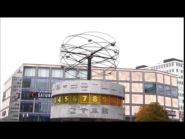 Weltzeituhr, Alexanderplatz, Uhrzeit, Weltzeit, Zeitzone, UTC, Berlin,  Erich John,