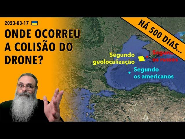 #Ucrânia 2023-03-17: COLISÃO do SU-27 RUSSO com o MQ-9 AMERICANO foi em ESPAÇO AÉREO INTERNACIONAL