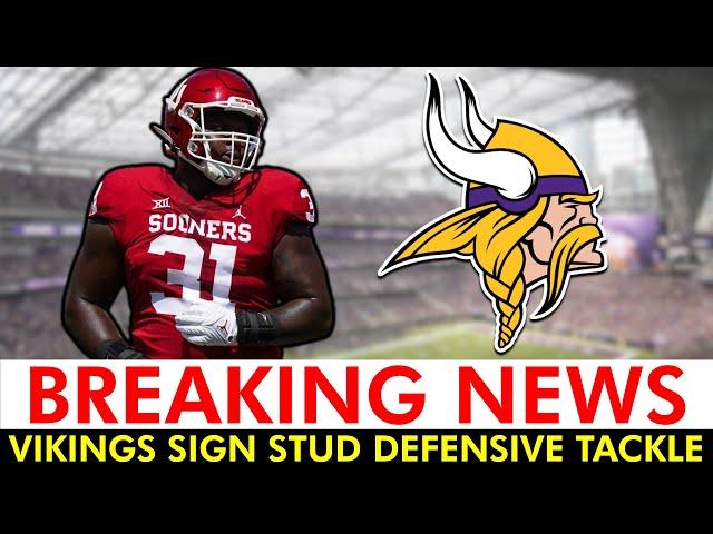 Vikings SIGN STUD Defensive Tackle + ESPN Chimes In On J.J. McCarthy vs. Sam Darnold QB Battle