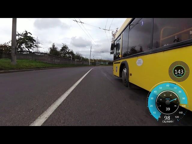 dangerous overtaking of a bus - опасный обгон автобуса