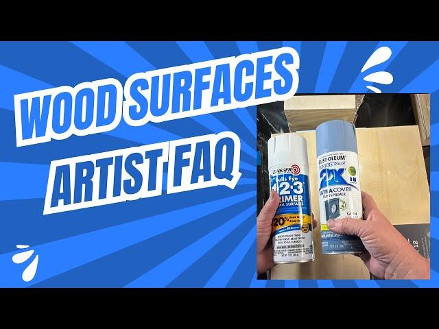 FAQ Wood Painting Surfaces for Acrylic & Resin Art #abstractart #fluidart #resinart #painting