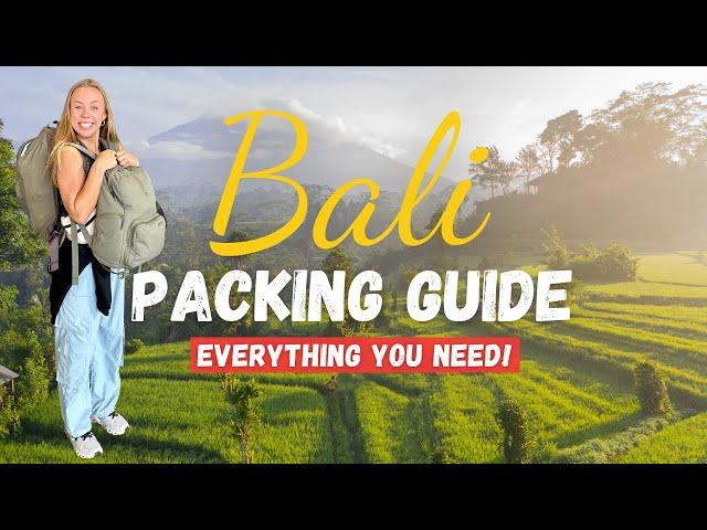 THE ULTIMATE BALI PACKING GUIDE in 2023!