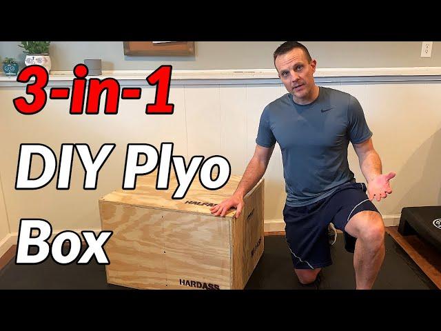 HOMEMADE DIY 3-in-1 PLYO BOX // Best Design, Easy to Make, One Piece of Plywood