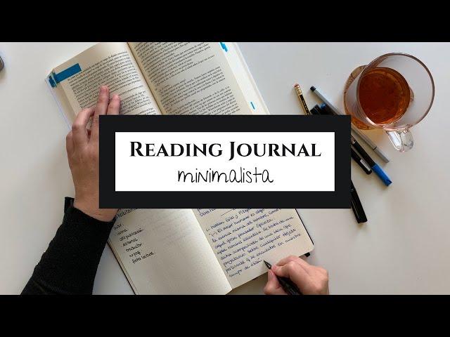 Cómo empezar un cuaderno de lecturas | IDEAS e INSPIRACIÓN | Reading Jornal minimalista