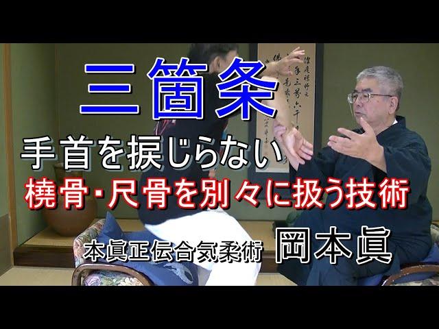 合気柔術　三箇条　岡本眞の合気柔術チャンネル