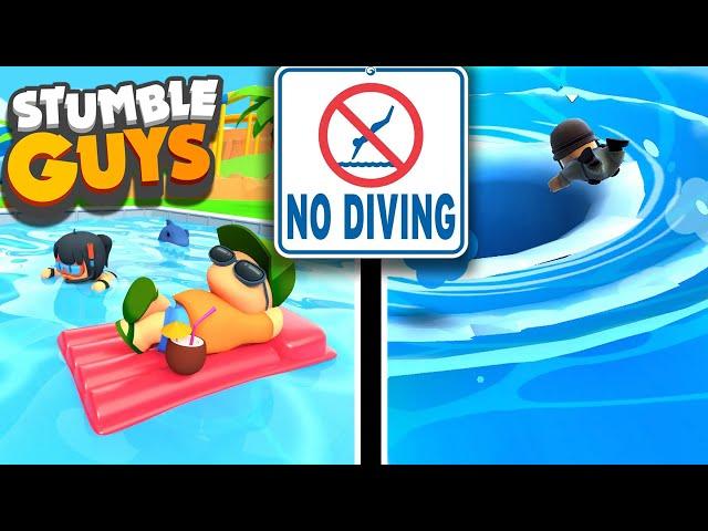 Stumble Guys but NO DIVING ALLOWED