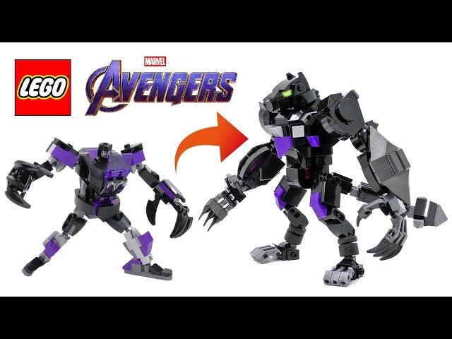 Upgrading LEGO Black Panther Mech Set (Viewers' Ideas) - Detailed Build