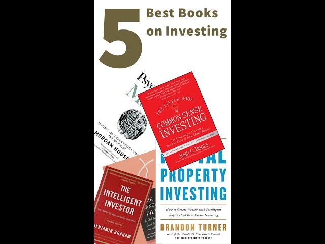 5 Best Books on Investing | Productive Owl #investment