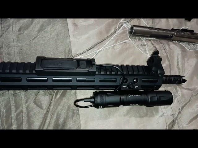 Olight Odin S Weapons light, Magpul Mbus 3 front and Rear complete.