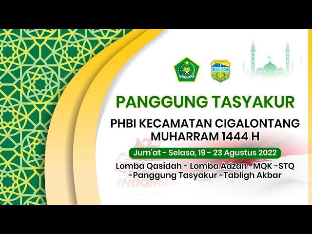  LIVE | M4'RIF4 TV | PANGGUNG TASYAKUR | PHBI 1444 H KECAMATAN CIGALONTANG