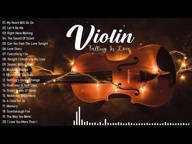 Beautiful Romantic Violin love songs Instrumental  Most Old Beautiful Love Songs 70's 80's 90's