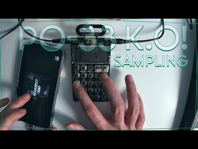 PO-33 K.O! record & sampling