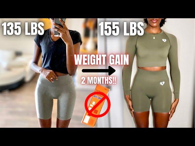 HOW TO GAIN WEIGHT FAST FOR SKINNY WOMEN! FAST METABOLISM, NO APETAMIN!! | My Weight Gain Journey