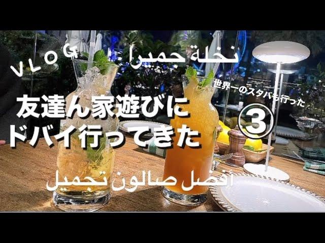 【Vlog】ドバイ行ってきた③ #パームジュメイラ #palmjumeirah #ドバイ #ドバイモール #旅行vlog #スターバックス #ギリシャ料理