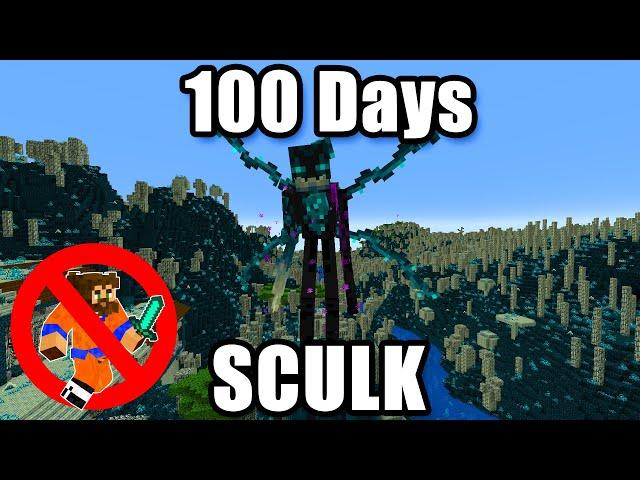 What Happen if you let the Sculk Horde Mod infect for 100 Days