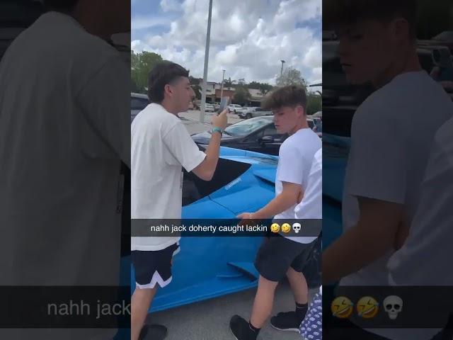 Jack Doherty got pressed in public 