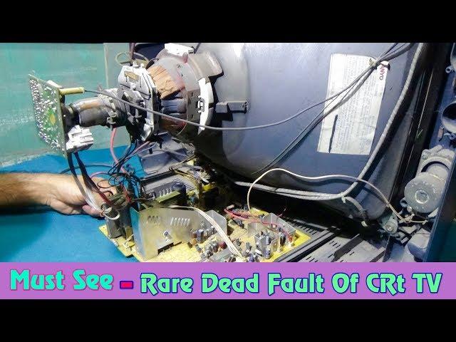 How To Repair Full Dead CRT Color Television-Rare Fault (Bengali Tutorial)