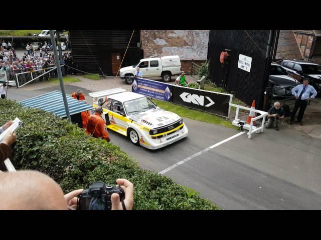 Dai Llewellyn in the legendary Audi - Shelsley Walsh 2016