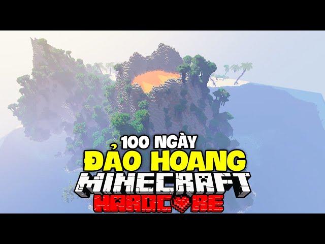 Tổng Hợp 100 ngày trên Đảo Hoang trong Minecraft Sinh Tồn Siêu Khó của KienRic !!