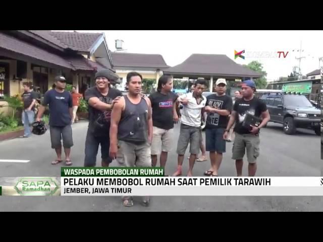 Polisi Tangkap Pembobol Rumah di Jember