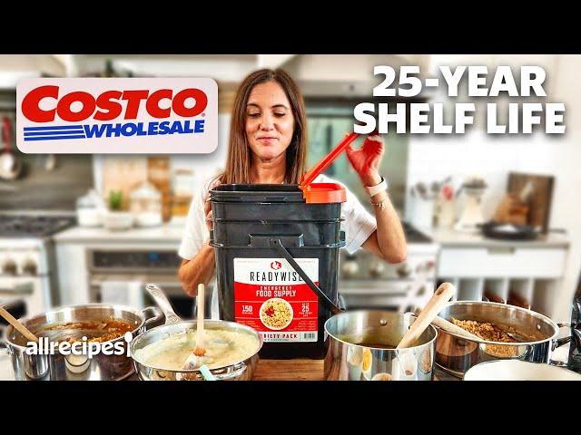 Reviewing Costco's Emergency Food Bucket Meals | Allrecipes