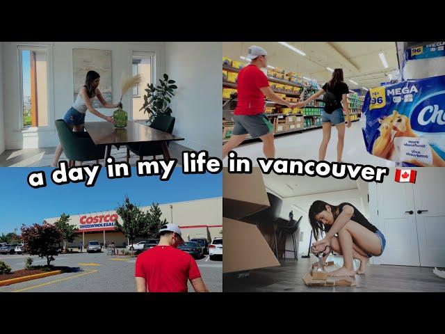 a day in my life in Vancouver | work from home, new furniture, groceries